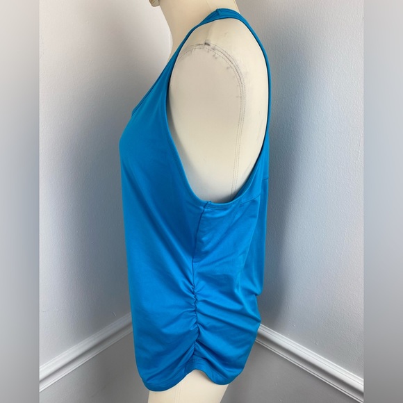 CALIA By Carrie Underwood Blue Razorback Tank | Size Large - Picture 4 of 10